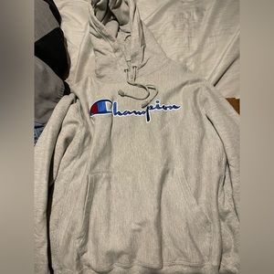 Champion hoodie.